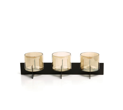 Il candelabro Trio Noir Nero Bazar Bizar