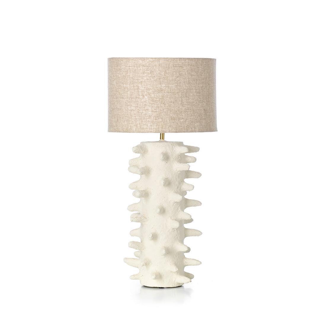 Lampada da tavolo Spiketacular bianca Large Bazar Bizar