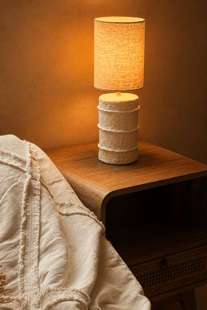 Lampada da tavolo Contour Bianca Piccola Bazar Bizar