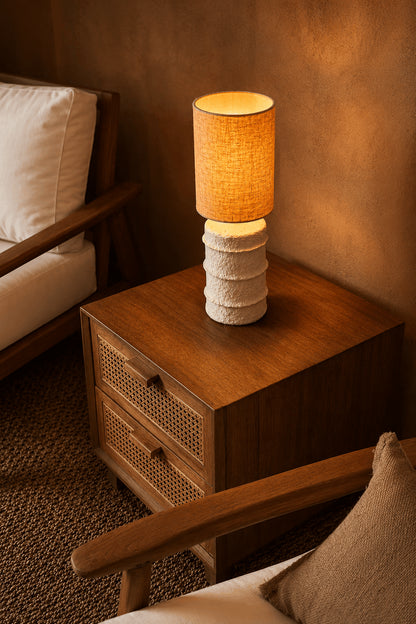 Lampada da tavolo Contour Bianca Piccola Bazar Bizar