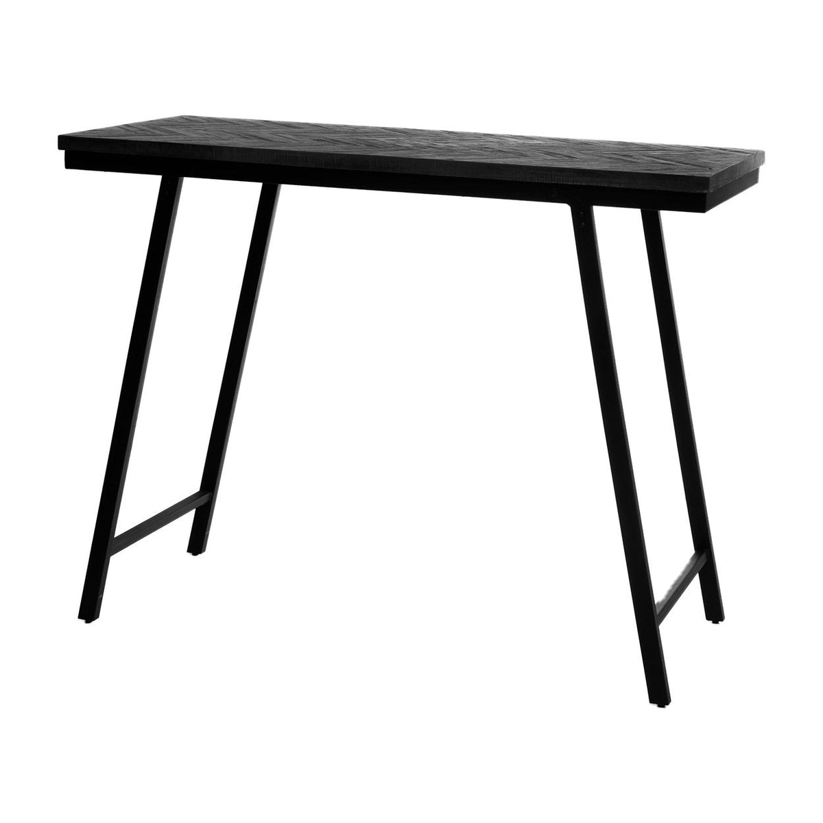 Tavolo Alto Spina di Pesce - Nero - 140