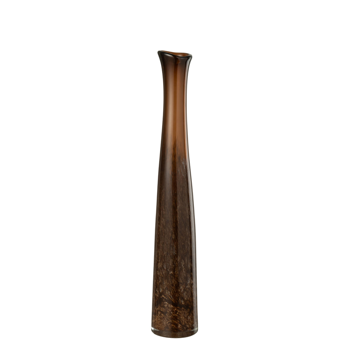 Vaso in vetro marrone scuro Cilindro Piccolo J-Line