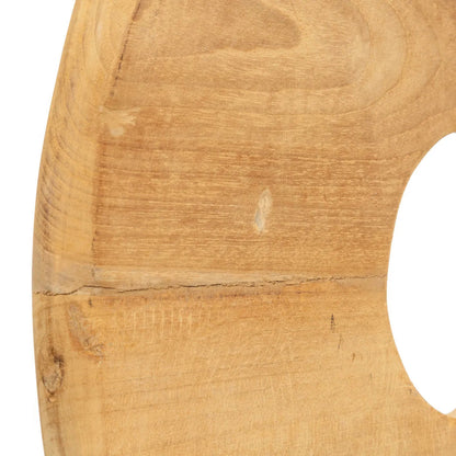 Il disco in teak su supporto Large Bazar Bizar