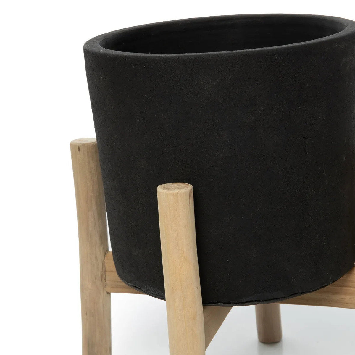 Vaso Alto Charcoal Nero Small Bazar Bizar