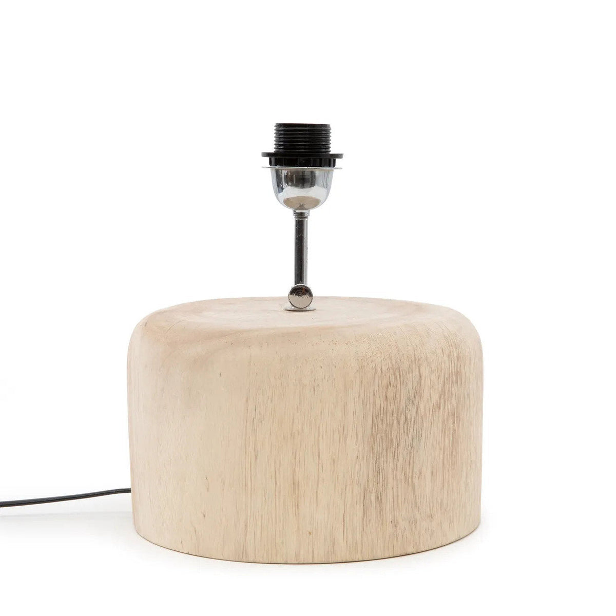 La Base per Lampada da Tavolo in Legno di Teak - Naturale Bazar Bizar