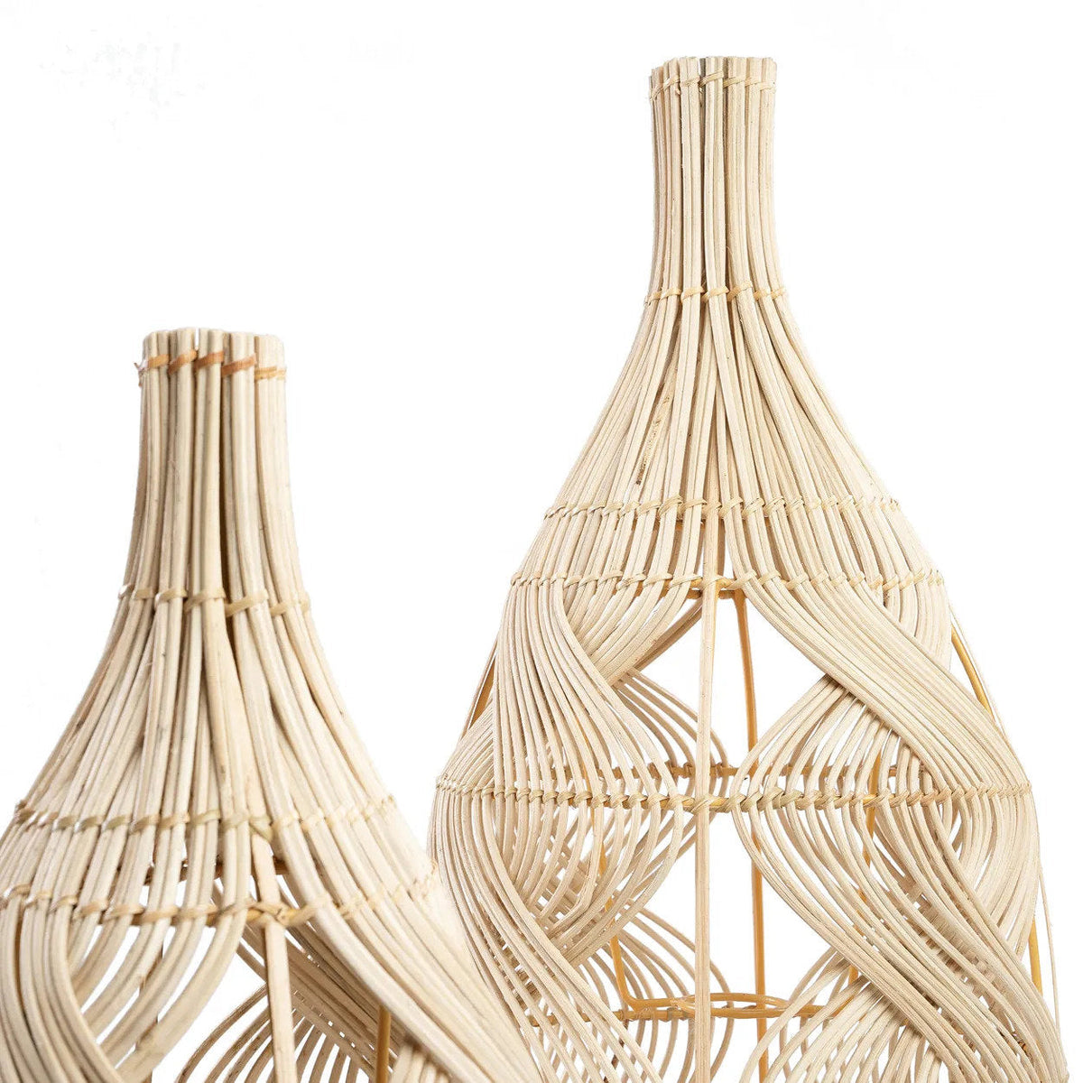 Lampada a sospensione Garaffa - Naturale - L