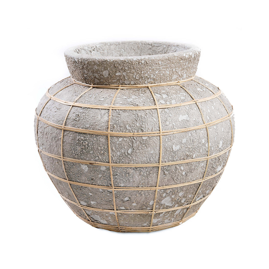 Il Vaso Belly - Grigio Cemento Naturale - L Bazar Bizar