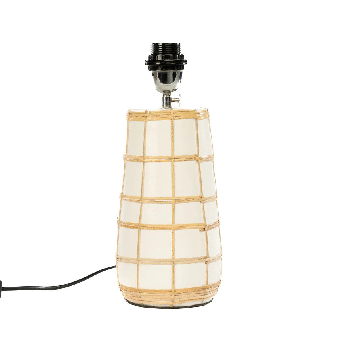 Lampada da tavolo Molokai bianco naturale Bazar Bizar