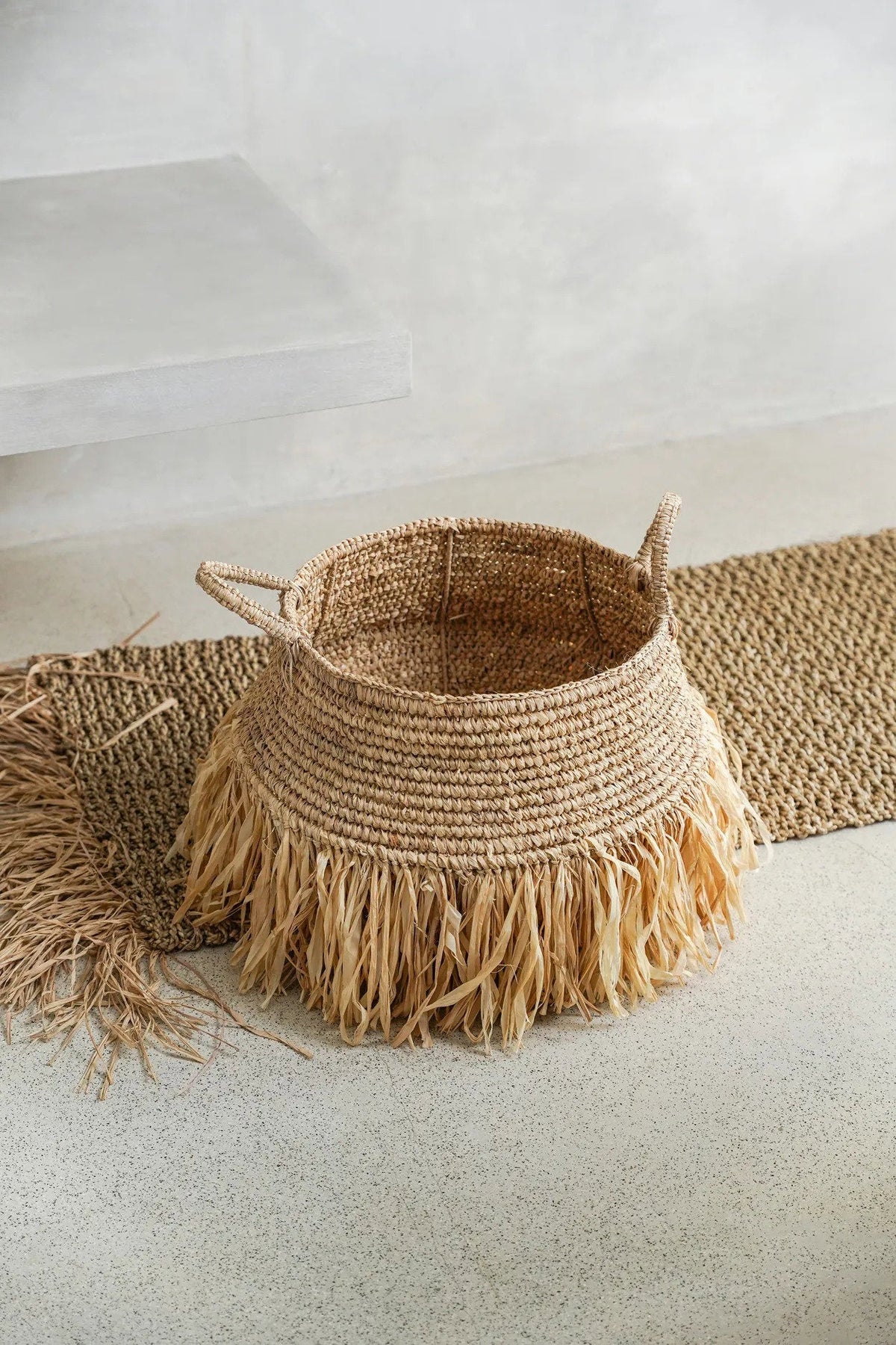 Il Cestino Deluxe in Raphia - Naturale - L Bazar Bizar