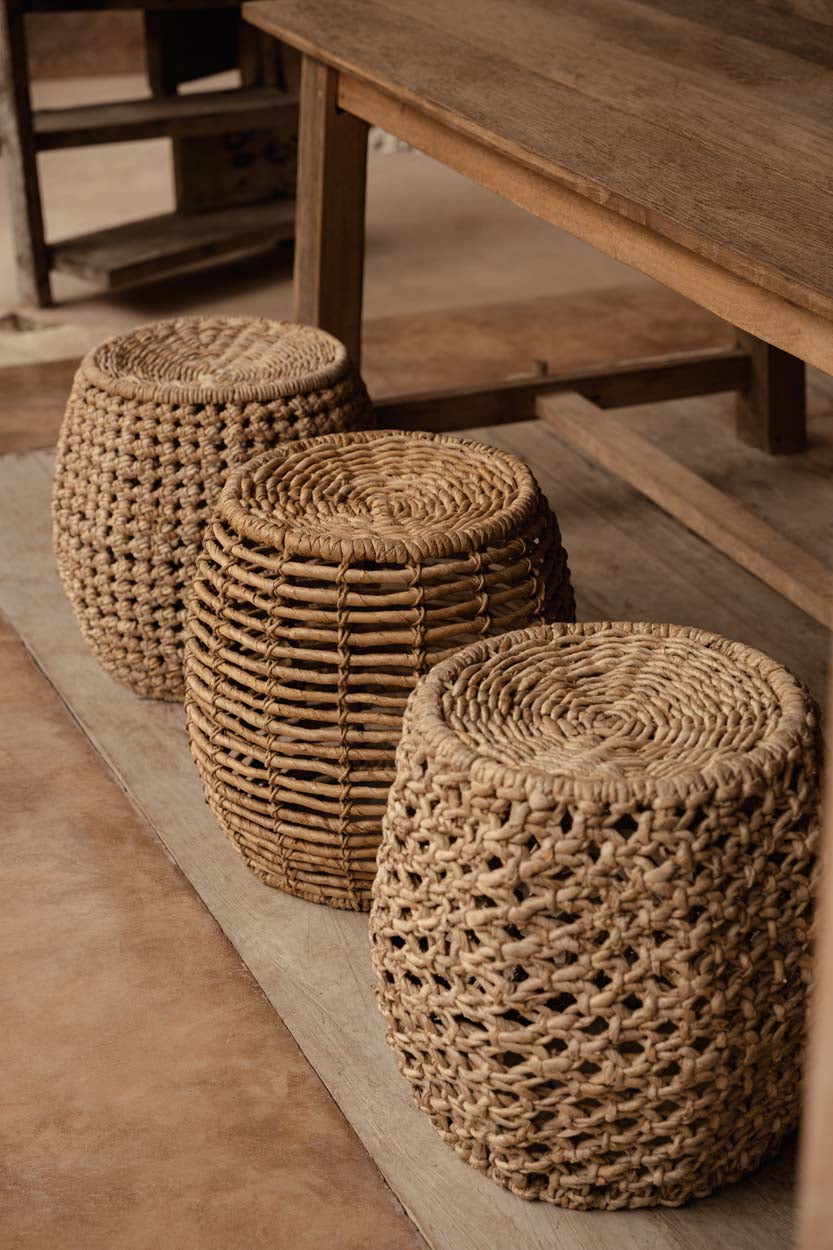 Lo sgabello Zarkah Naturel Bazar Bizar