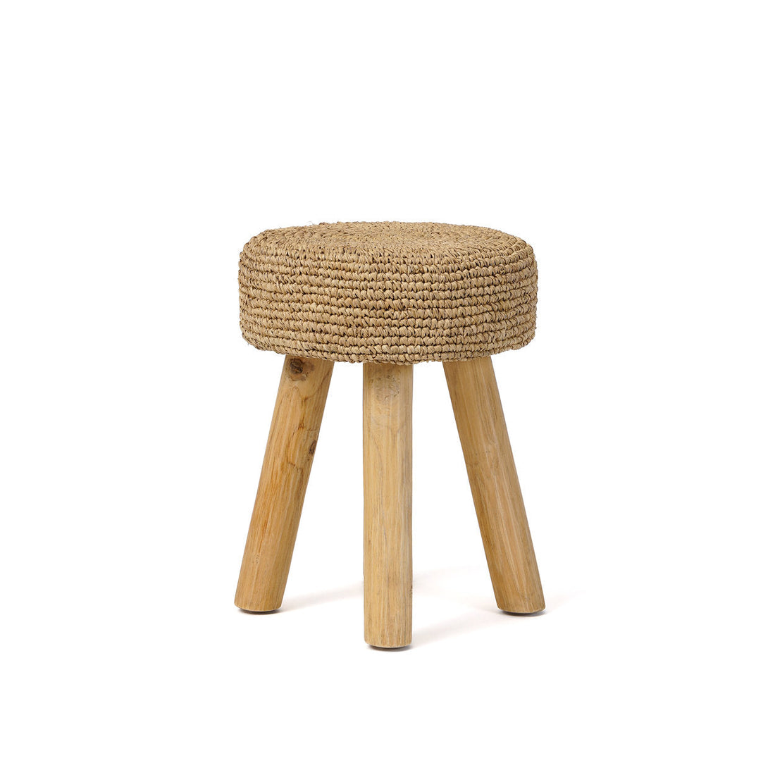 Lo sgabello in rafia - Naturale Bazar Bizar