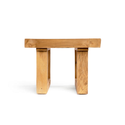 Il tavolino in teak di recupero Naturel Bazar Bizar