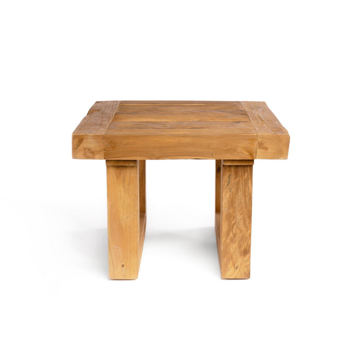 Il tavolino in teak di recupero Naturel Bazar Bizar