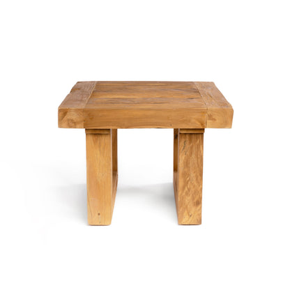 Il tavolino in teak di recupero Naturel Bazar Bizar
