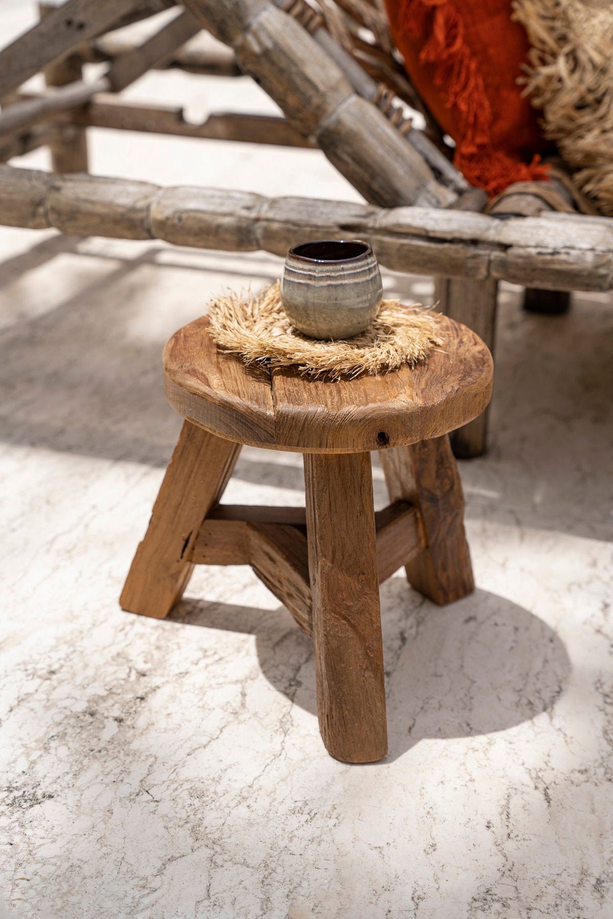 Lo sgabello Yatai Natural Medium Bazar Bizar