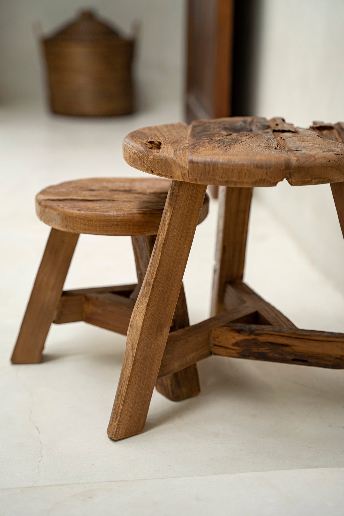 Lo sgabello Yatai Natural Medium Bazar Bizar