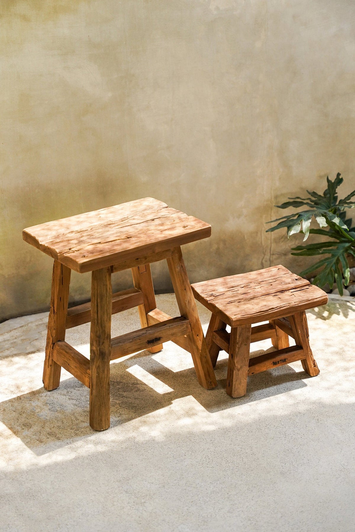 Sgabello Yoke - Naturale - L