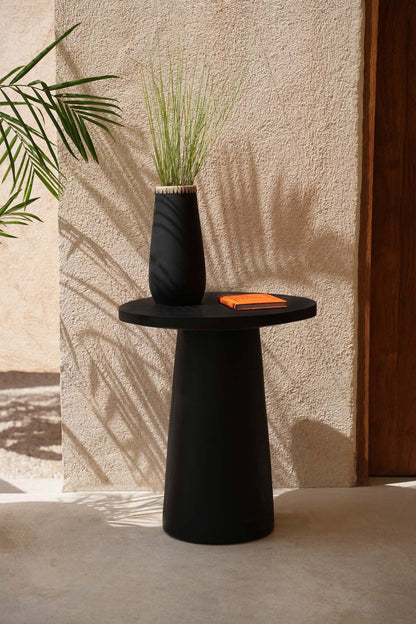 Il tavolino Timber Conic nero 50 Bazar Bizar
