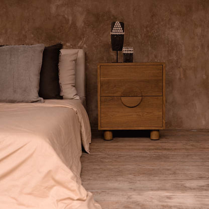 Il comodino Eclipse Naturel Bazar Bizar