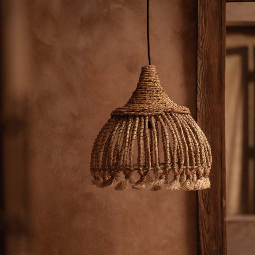 Lampada a sospensione Abaca Tassel - Naturale - S Bazar Bizar
