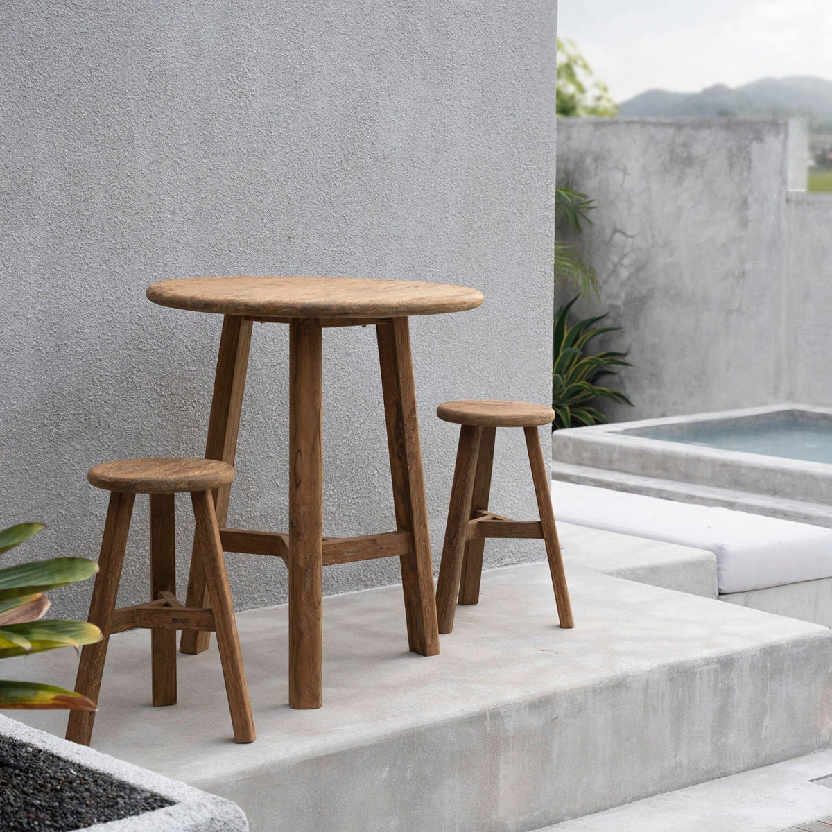 Lo sgabello da bar Fusuma Outdoor Bazar Bizar