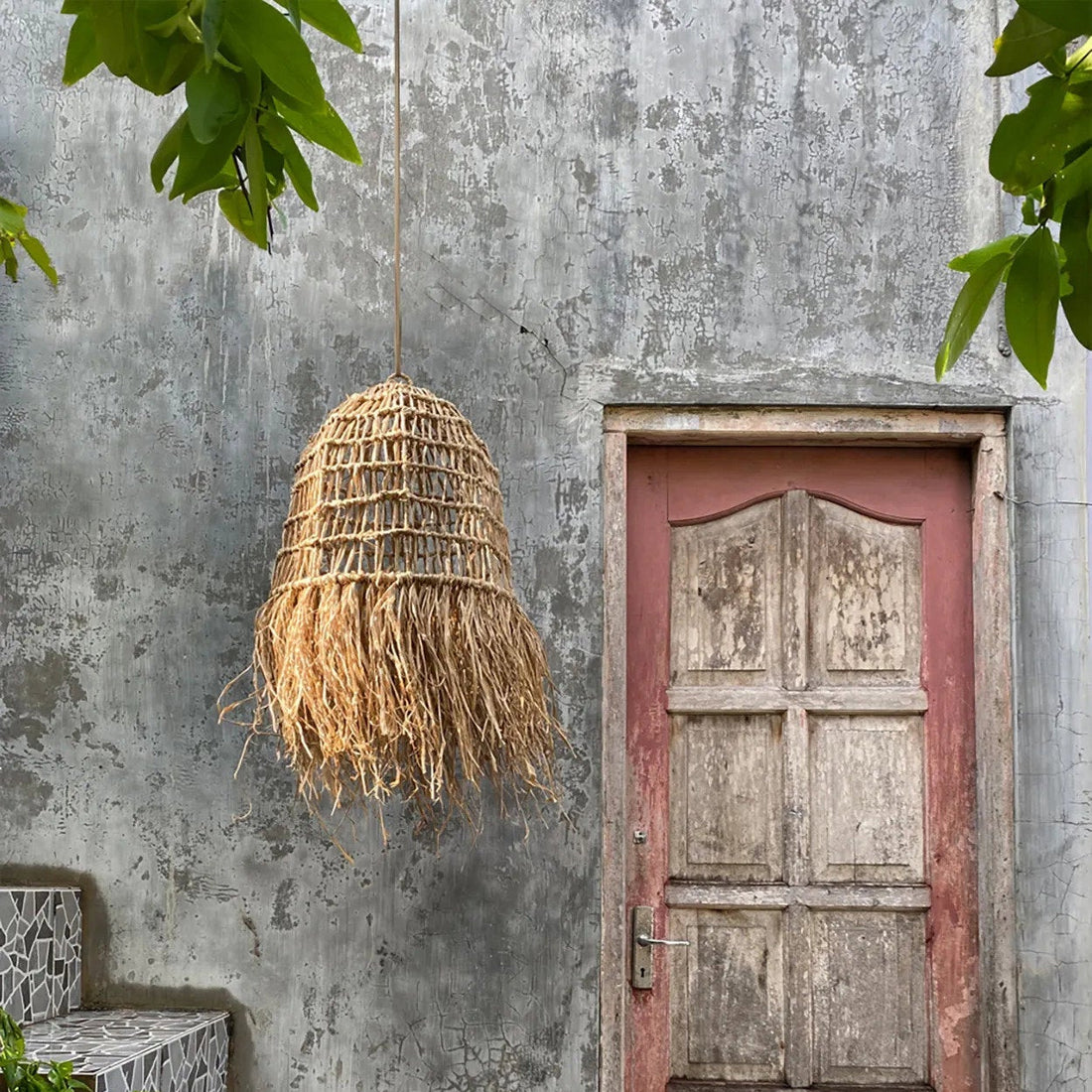 La Casita Lampada a Sospensione Naturale L Bazar Bizar