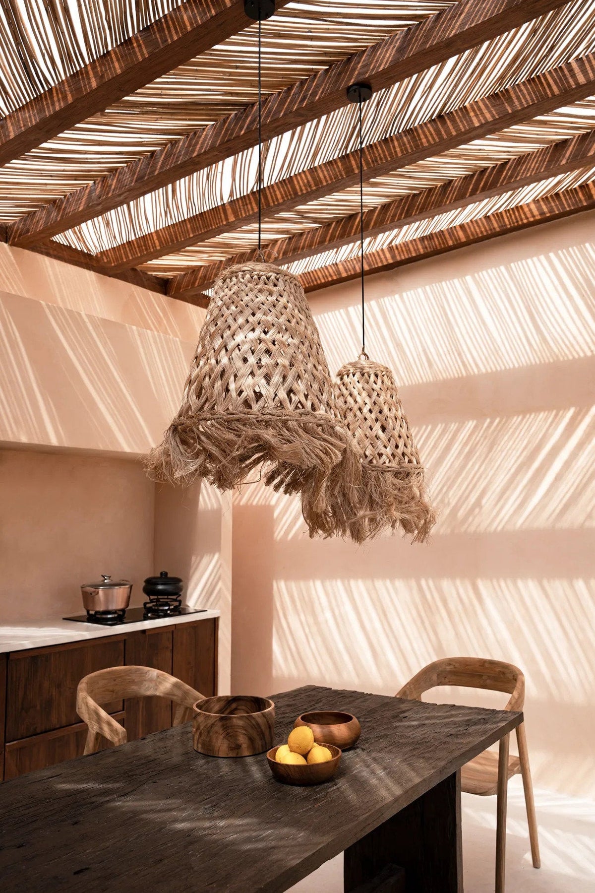 La lampada a sospensione Jelly Fish - Naturale - M Bazar Bizar