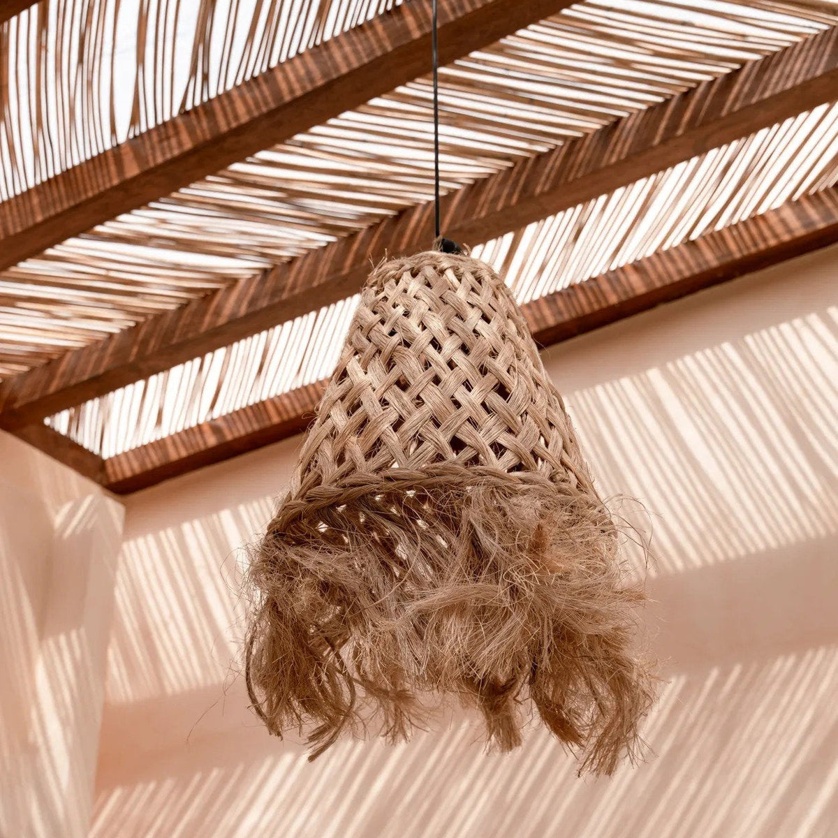 La lampada a sospensione Jelly Fish - Naturale - M Bazar Bizar