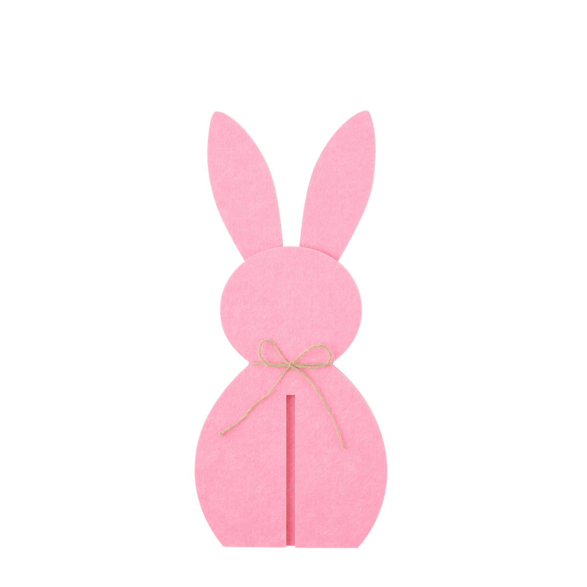 Decorazione pasquale con coniglietto rosa in feltro, set da 3 J-Line