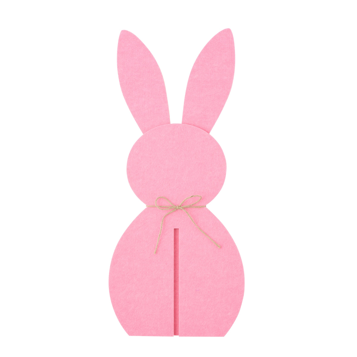 Decorazione pasquale con coniglietto rosa in feltro, set da 3 J-Line