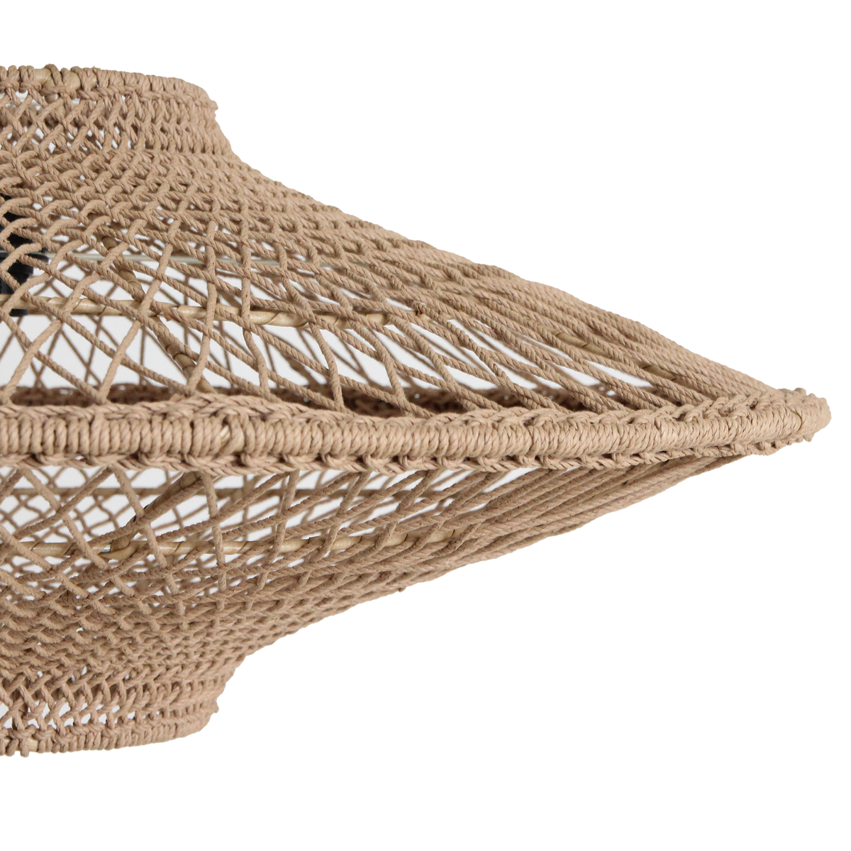 Lampada a sospensione Corda in corda naturale Large Ø80cm Raw Materials