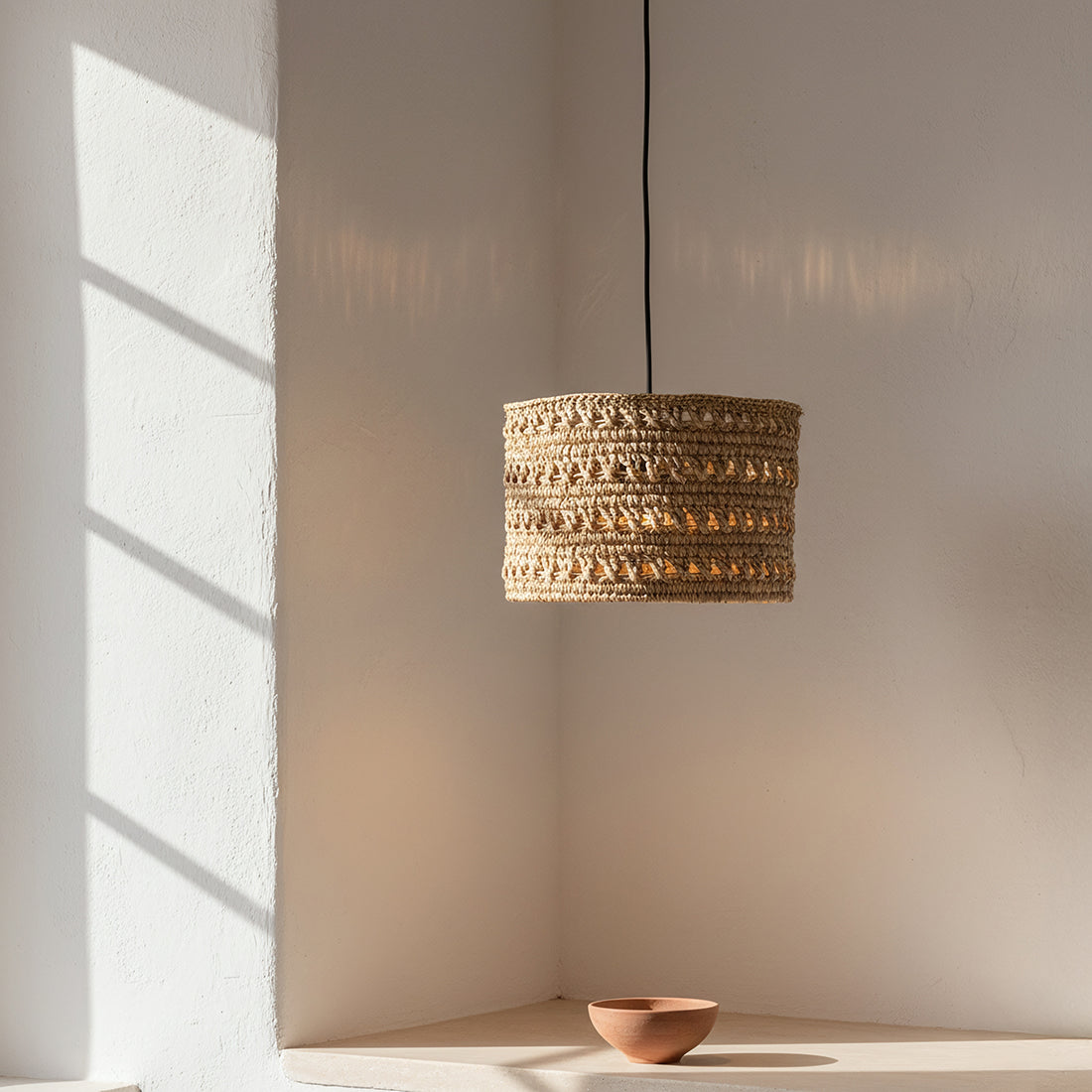 Lampada Herba naturale piccola Ø30cm Raw Materials