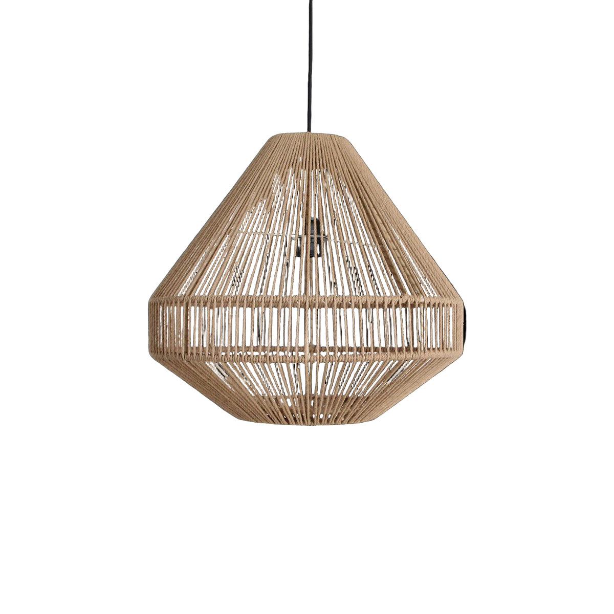 Linea Lampada a sospensione Diamond Naturale Ø44x42cm Raw Materials