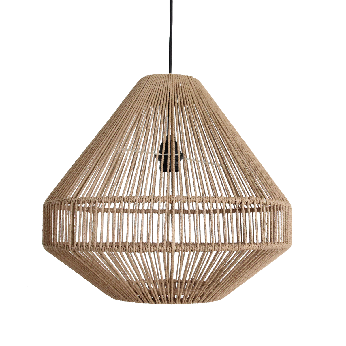 Linea Lampada a sospensione Diamond Naturale Ø44x42cm Raw Materials