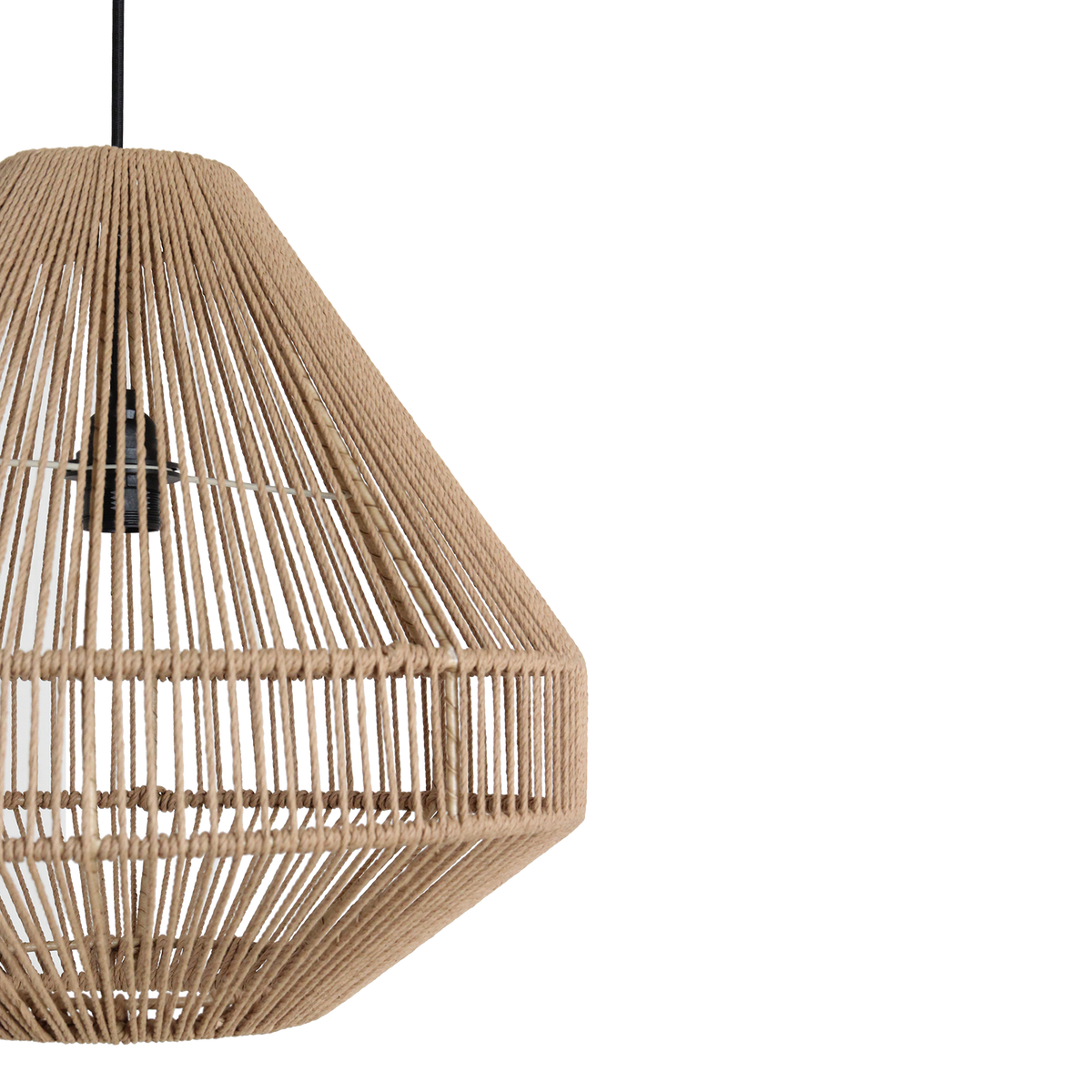 Linea Lampada a sospensione Diamond Naturale Ø44x42cm Raw Materials