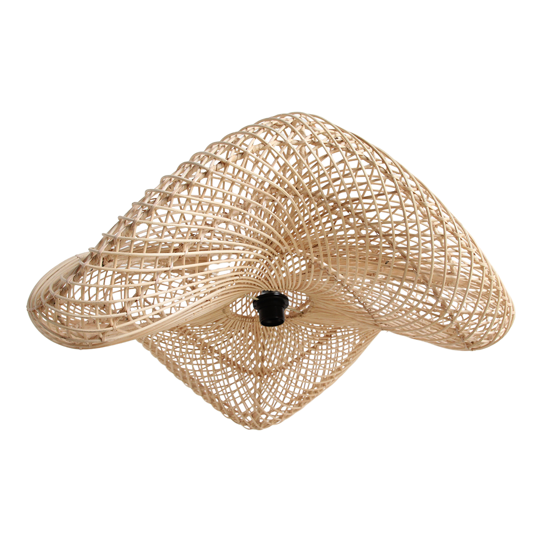 Lampada a sospensione Wave Natural Large Raw Materials