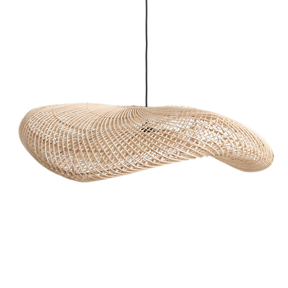 Lampada a sospensione Wave Natural XL Raw Materials