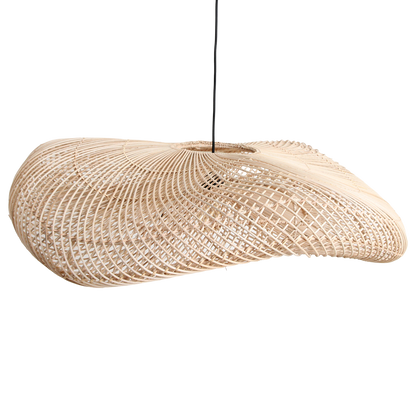 Lampada a sospensione Wave Natural XL Raw Materials