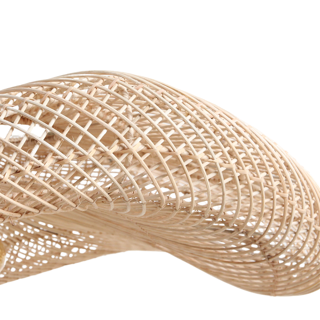 Lampada a sospensione Wave Natural XL Raw Materials