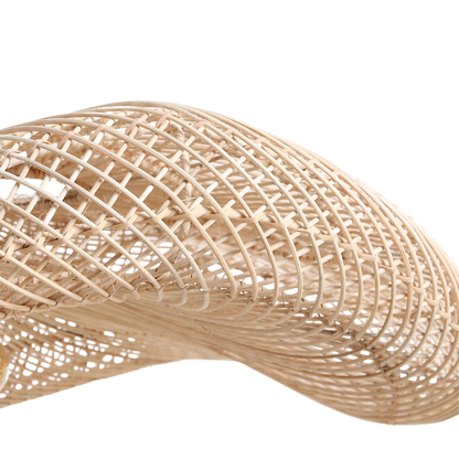 Lampada a sospensione Wave Natural XL Raw Materials