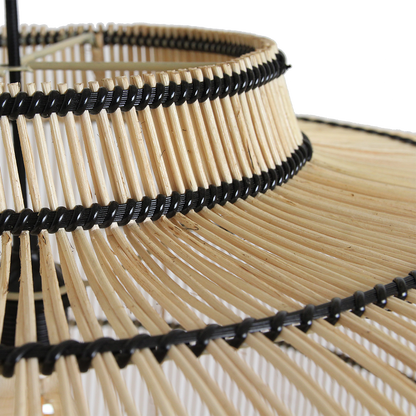 Lampada a sospensione Stella in rattan Raw Materials