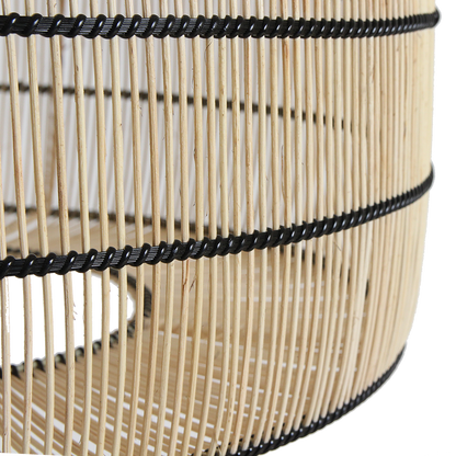 Lampada a sospensione Stella in rattan Raw Materials