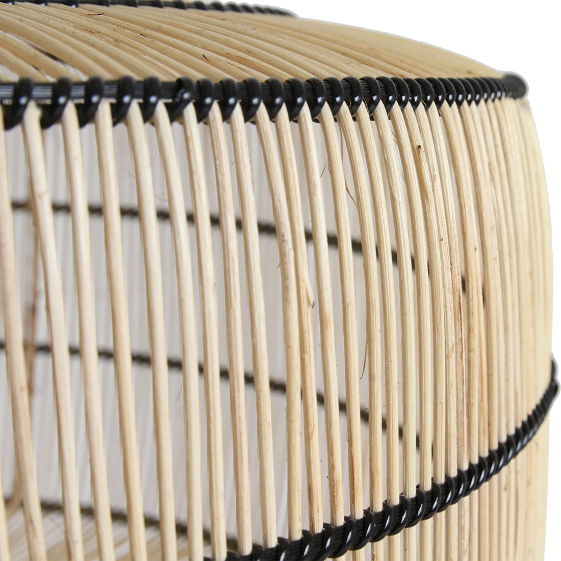 Lampada a sospensione Stella in rattan Raw Materials