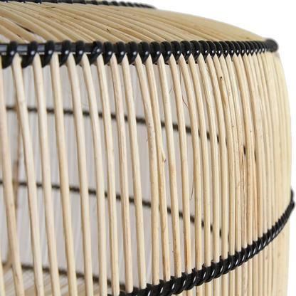 Lampada a sospensione Stella in rattan Raw Materials