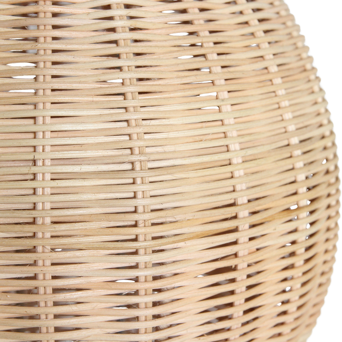Lampada da terra Tao in rattan - 140 cm Raw Materials