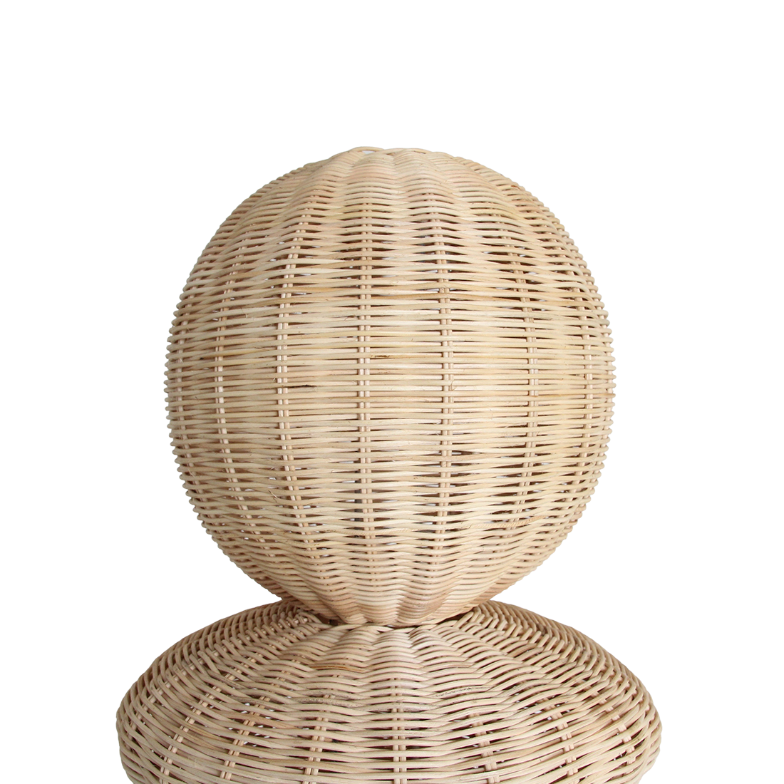 Lampada da terra Tao in rattan - 175 cm Raw Materials