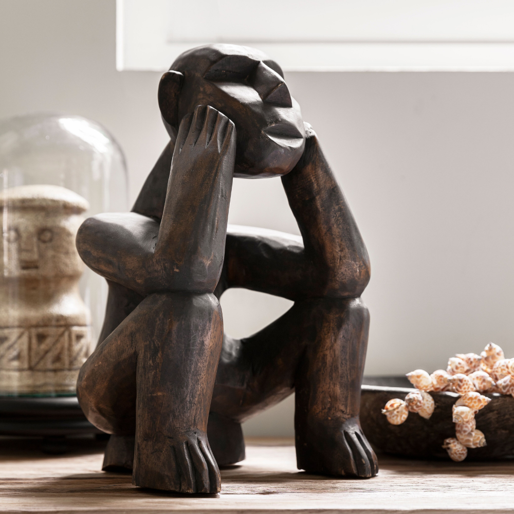 MUST Living Scultura Monkey Do Nothing