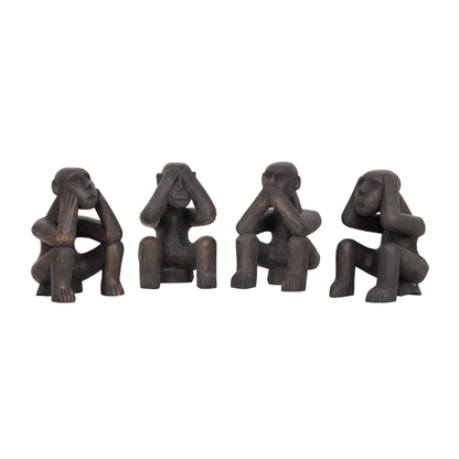 MUST Living Scultura Monkey Do Nothing