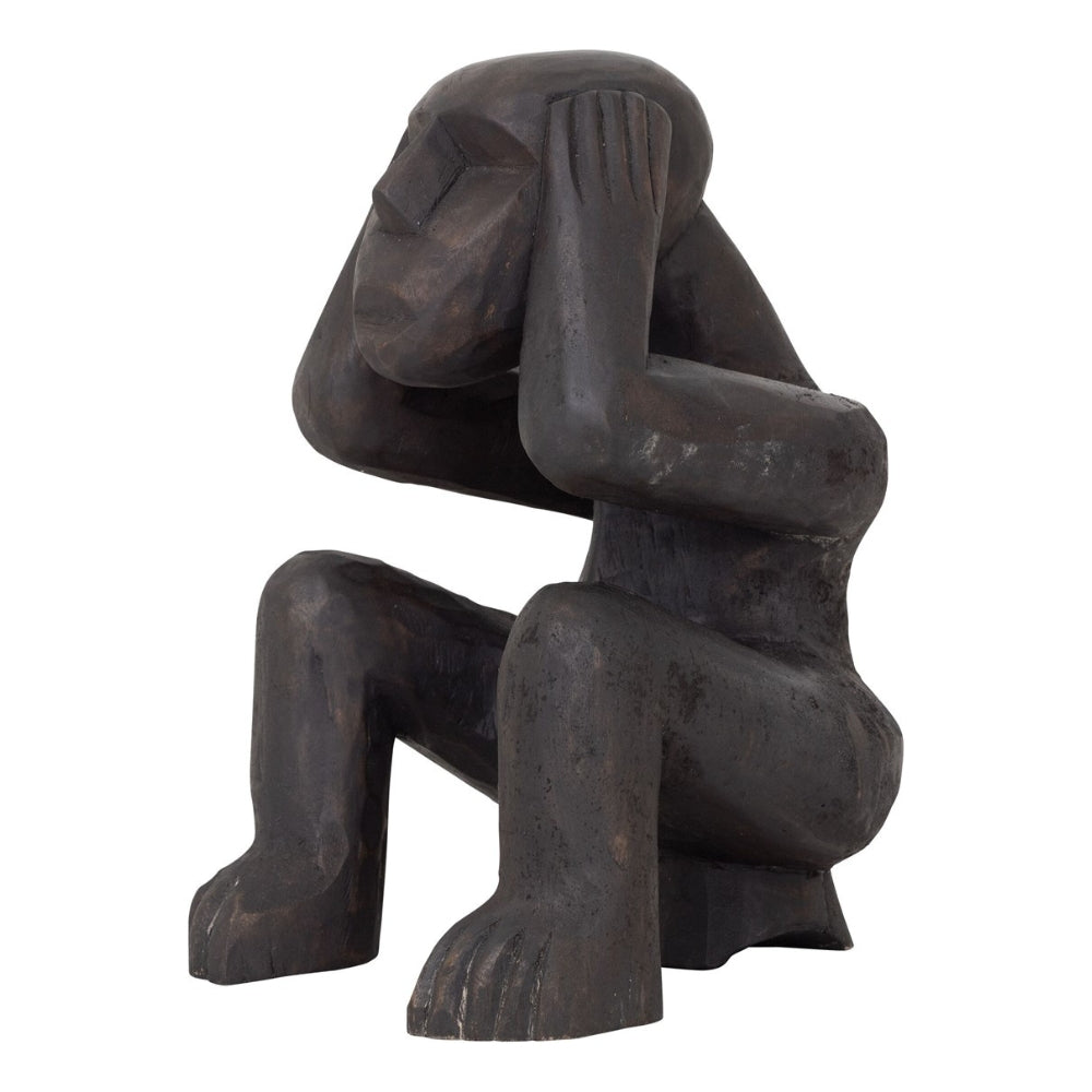 MUST Living Scultura Monkey Hear Nothing