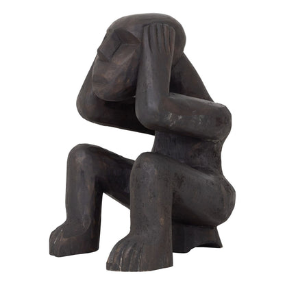 MUST Living Scultura Monkey Hear Nothing